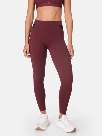 Sweaty Betty Runners High Leggings, Garnet Red