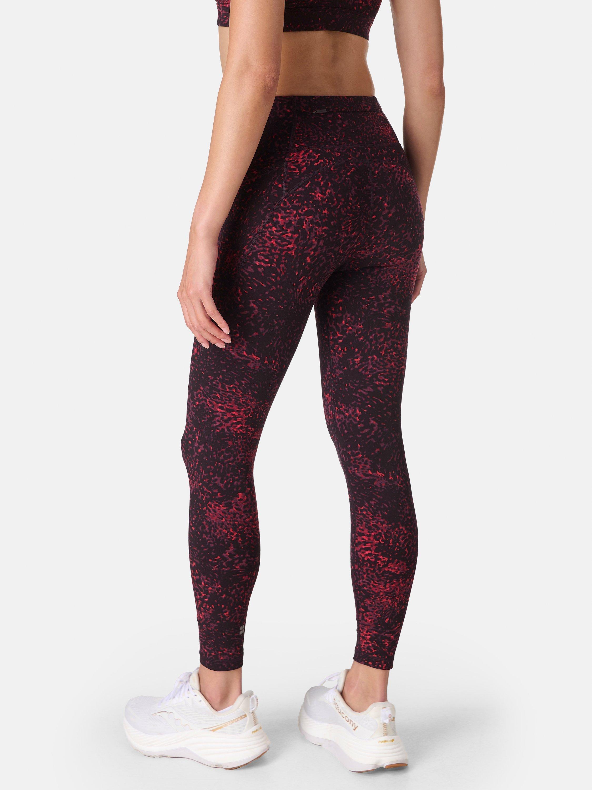 Product image 4 of 10, which shows Sweaty Betty Power Workout Leggings, Red Tortoise, XS
