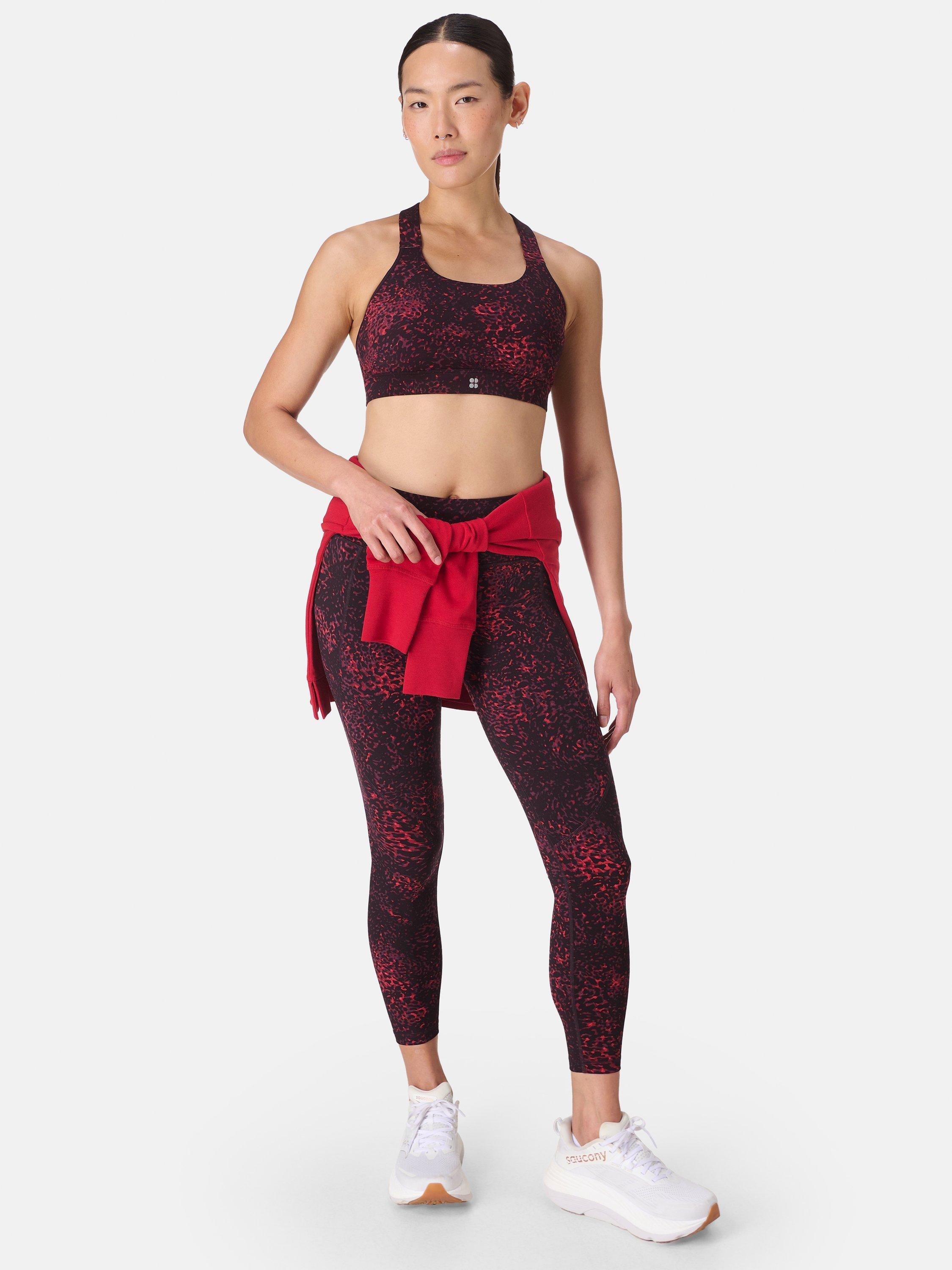 Product image 5 of 10, which shows Sweaty Betty Power Workout Leggings, Red Tortoise, XS