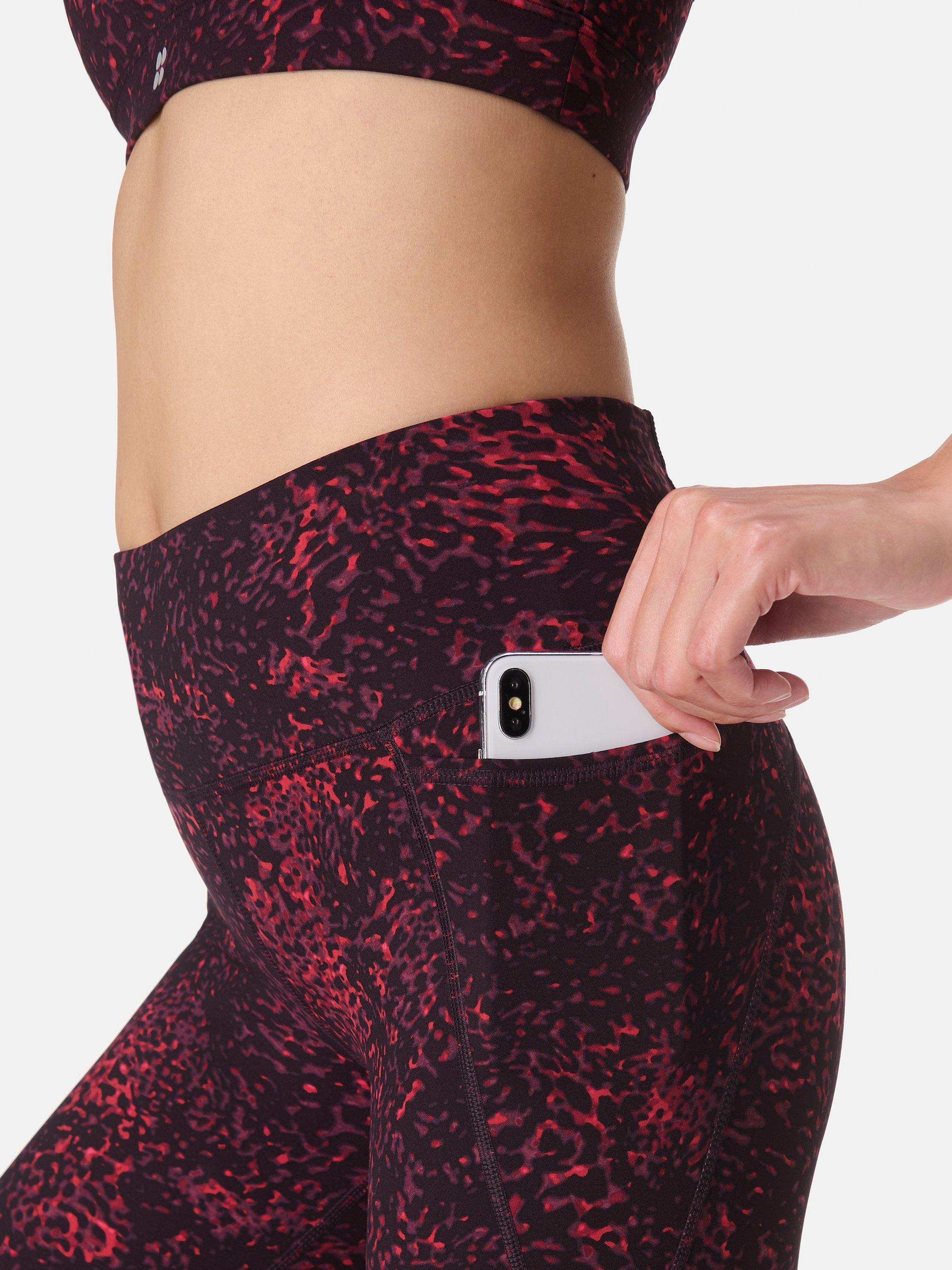 Product image 7 of 10, which shows Sweaty Betty Power Workout Leggings, Red Tortoise, XS
