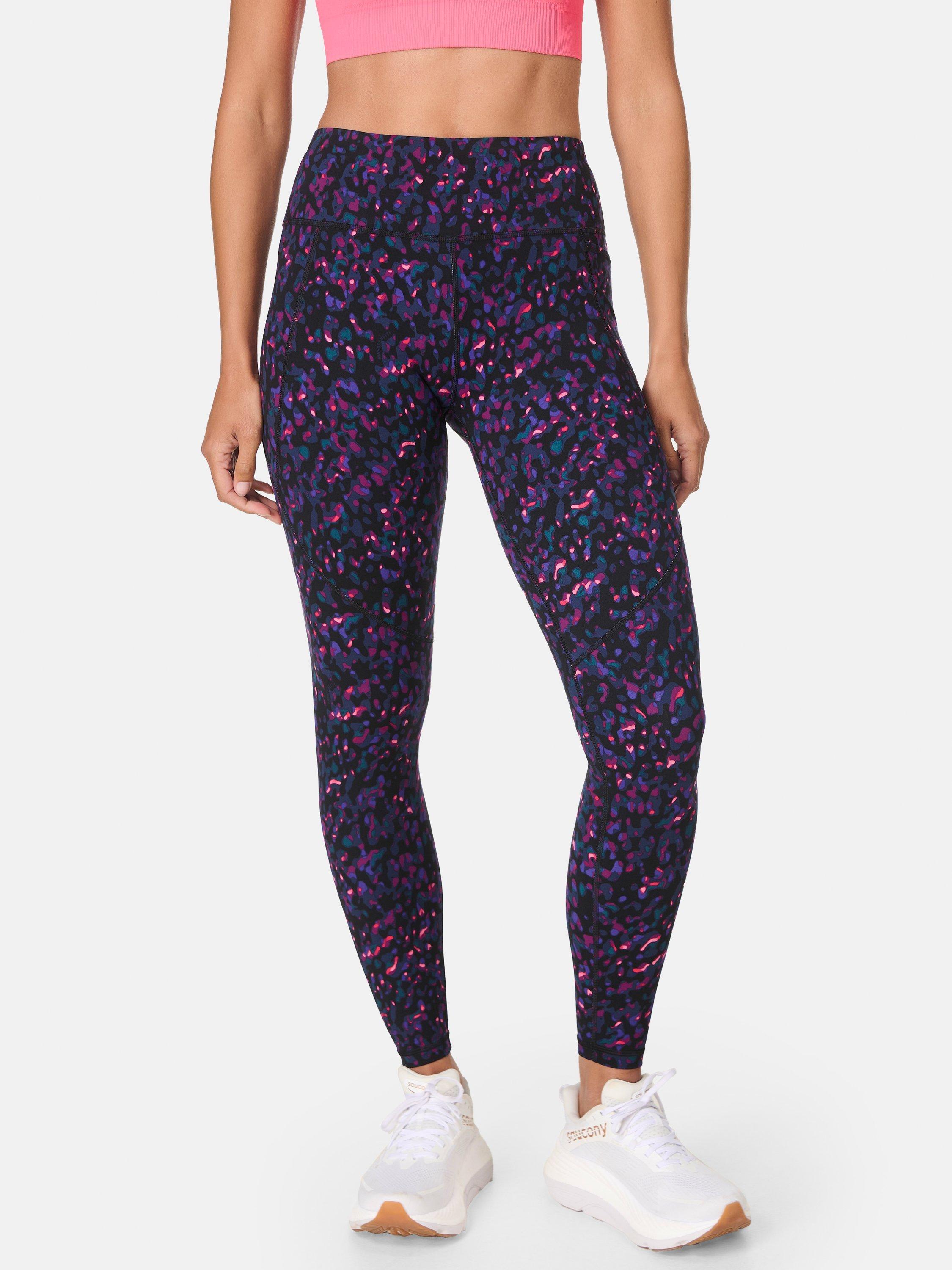 Product image 1 of 9, which shows Sweaty Betty Power Workout Leggings, Black Liquid Dab, S