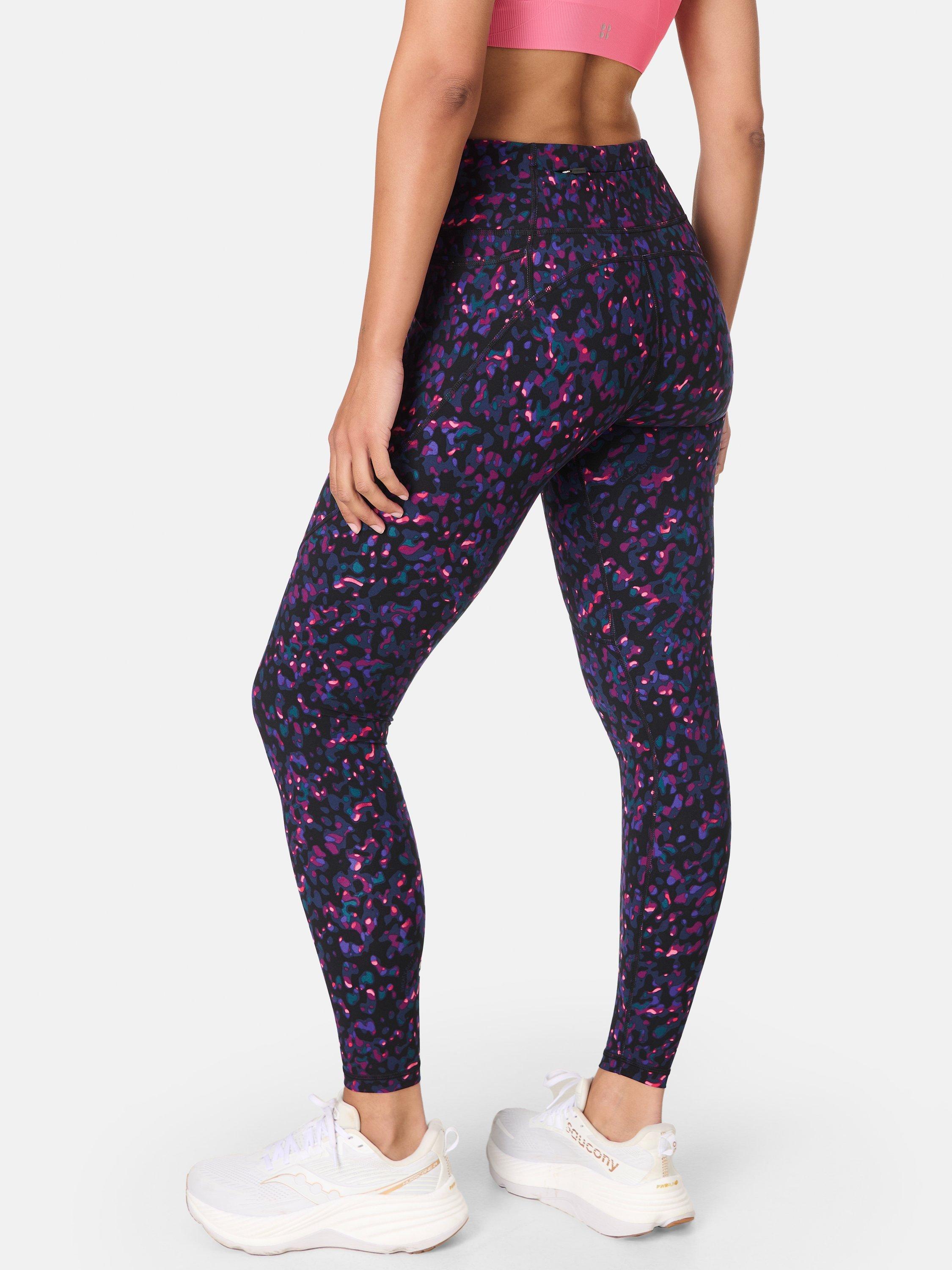 Product image 3 of 9, which shows Sweaty Betty Power Workout Leggings, Black Liquid Dab, S