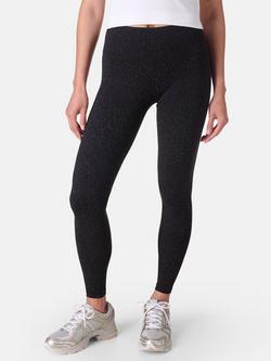 Sweaty Betty Power Workout Leggings, Black Wild Leopard