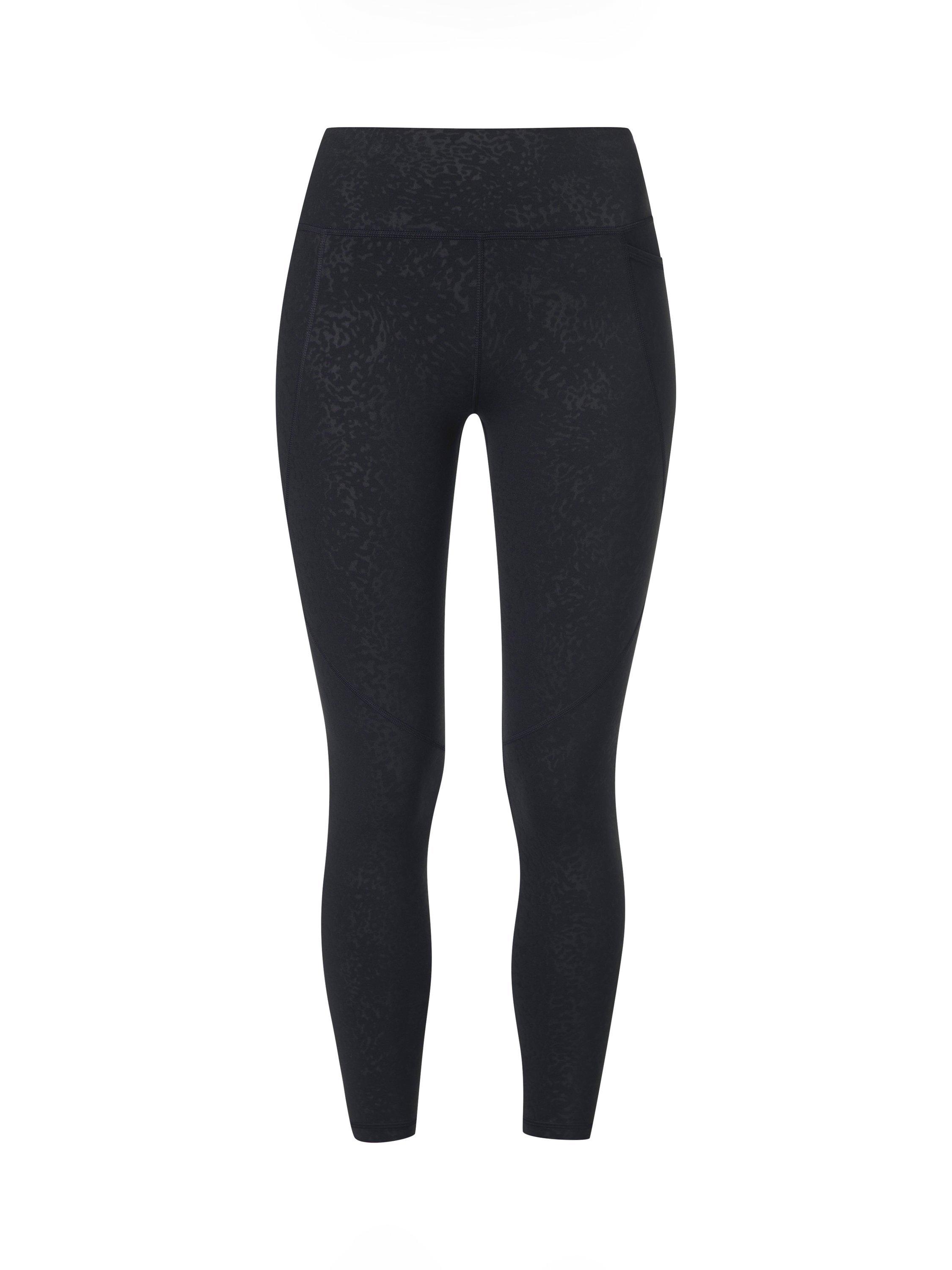 Product image 8 of 8, which shows Sweaty Betty Power Emboss 7/8 Workout Leggings, Black Tortoise, XXS