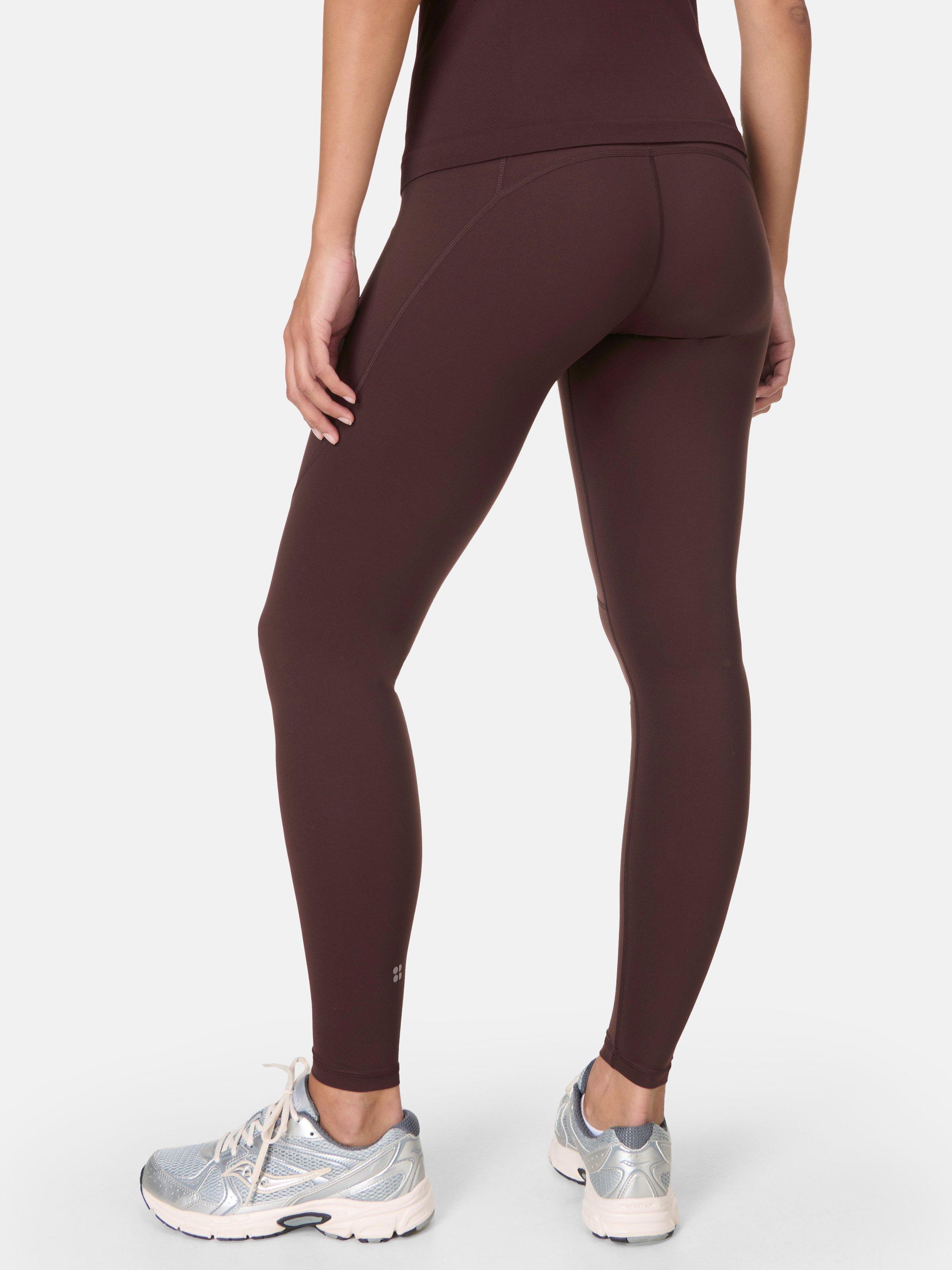 Product image 4 of 10, which shows Sweaty Betty Power Workout Leggings, Sable Brown, XXS