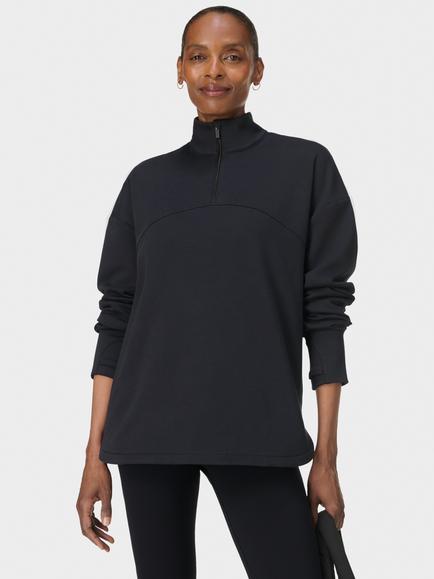 Sweaty Betty Ultimate Studio Midlayer Top, Black