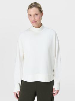 Sweaty Betty After Class Funnel Neck Seatshirt, Lily White