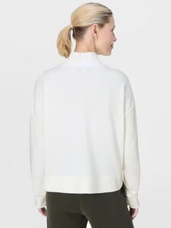 Sweaty Betty After Class Funnel Neck Seatshirt - view 2, Lily White