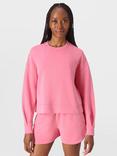 Sweaty Betty Sand Wash Cloud Weight Sweatshirt, Lollipop Pink