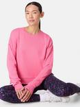 Sweaty Betty After Class Crop Sweatshirt, Lollipop Pink