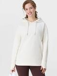 Sweaty Betty Escape Luxe Fleece Hoodie, Lily White