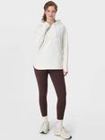 Sweaty Betty Escape Luxe Fleece Hoodie, Lily White