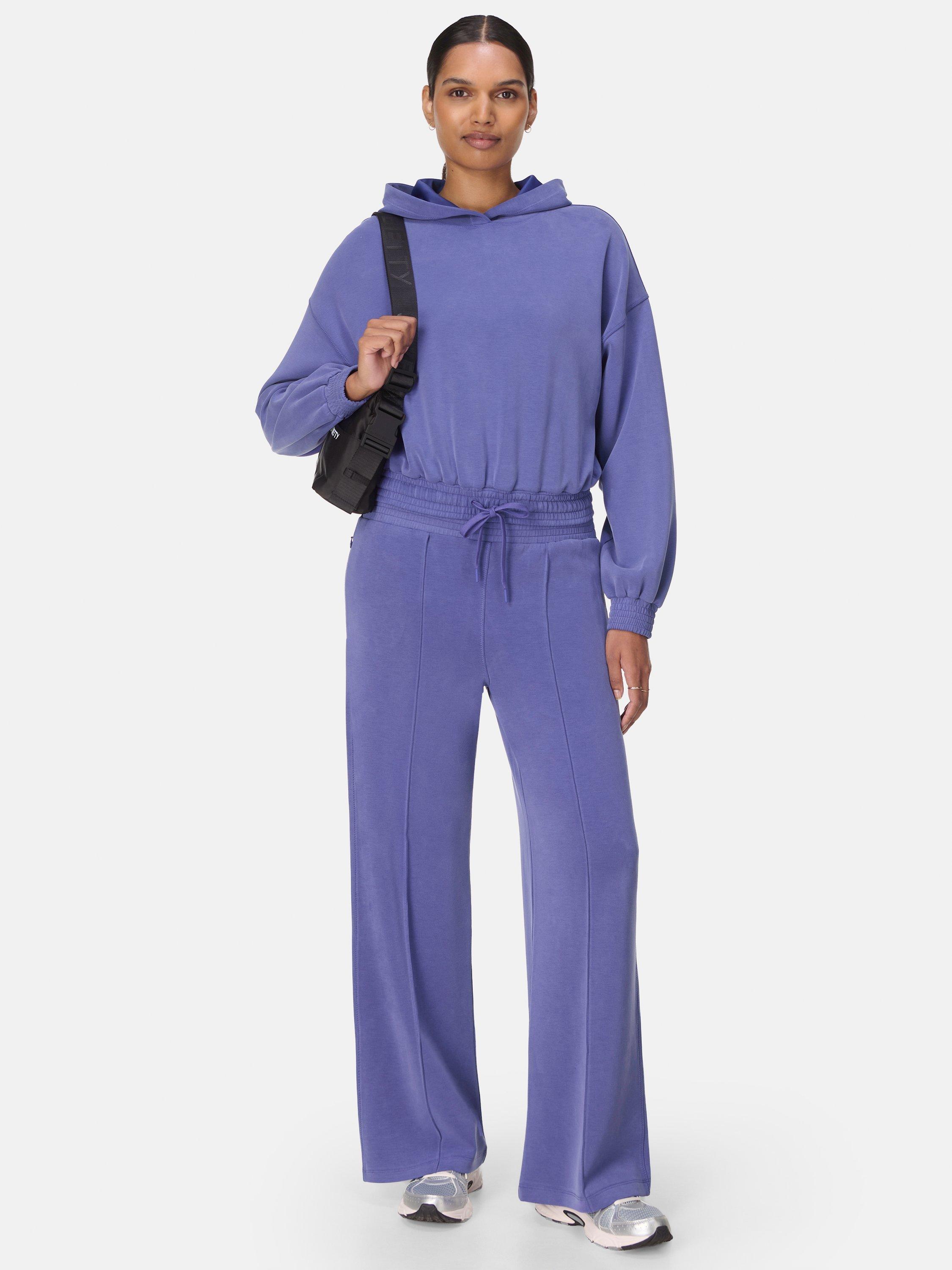 Sweaty Betty Sand Wash CloudWeight Crop Hoodie