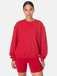 Sweaty Betty Revive Crew Neck Sweatshirt, Pepper Red
