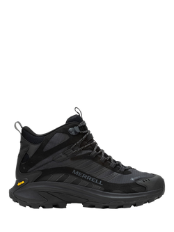 Merrell Moab Speed 2 Mid Gore-Tex Hiking Shoes, Black, Black