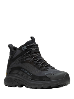 Merrell Moab Speed 2 Mid Gore-Tex Hiking Shoes, Black - view 2, Black