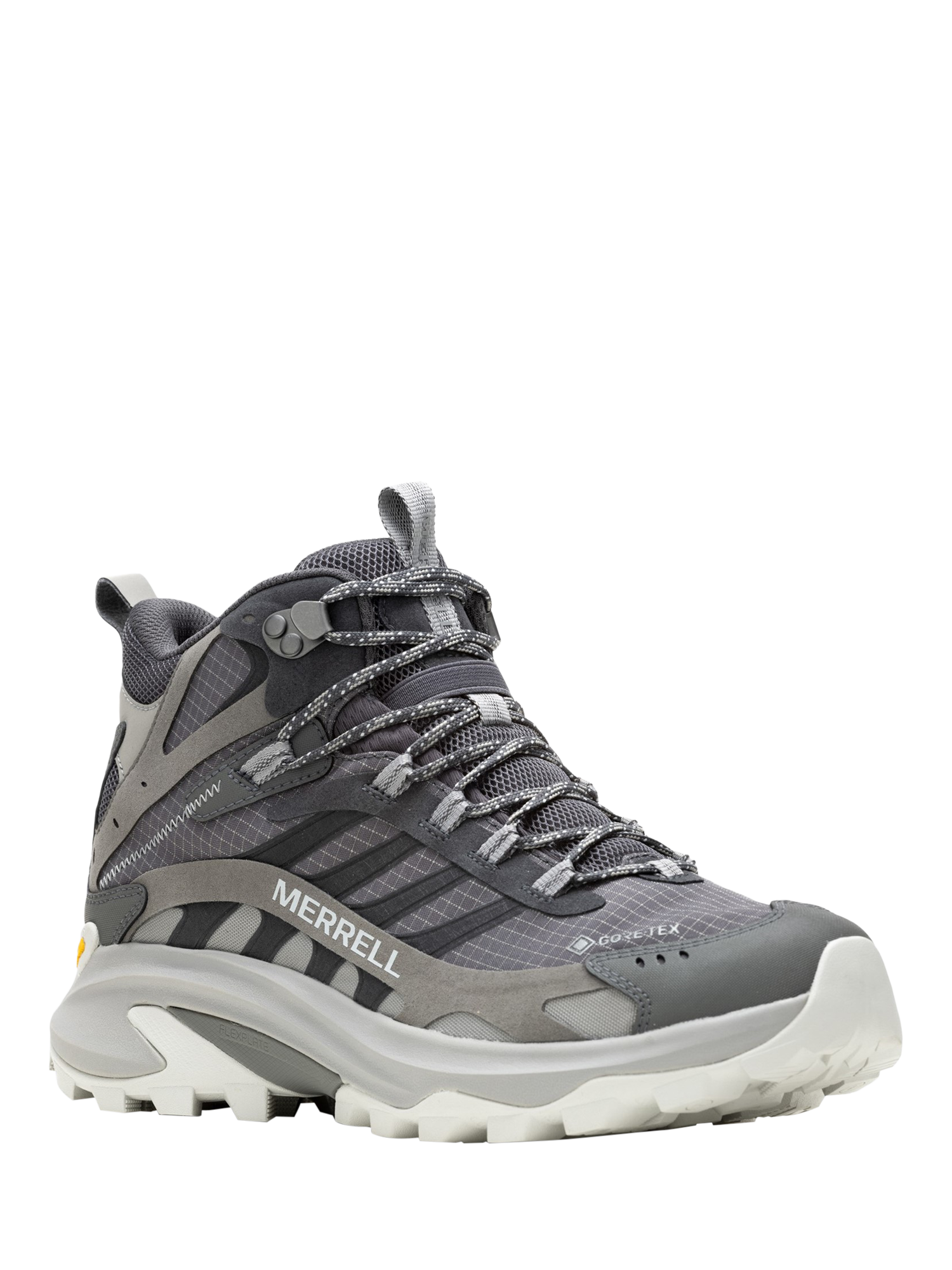 Product image 2 of 5, which shows Merrell Moab Speed 2 Mid Gore-Tex Hiking Shoes, Grey, 7