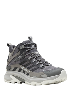 Merrell Moab Speed 2 Mid Gore-Tex Hiking Shoes, Grey - view 2, Grey