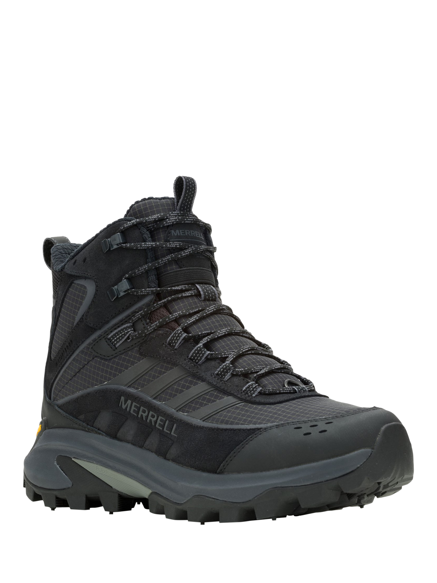 Product image 2 of 5, which shows Merrell Moab Speed 2 Thermo Mid Suede Hiking Boots, Black, 7