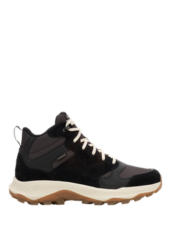 Merrell Tempo Sol Mid Suede Hiking Shoes, Black, Black