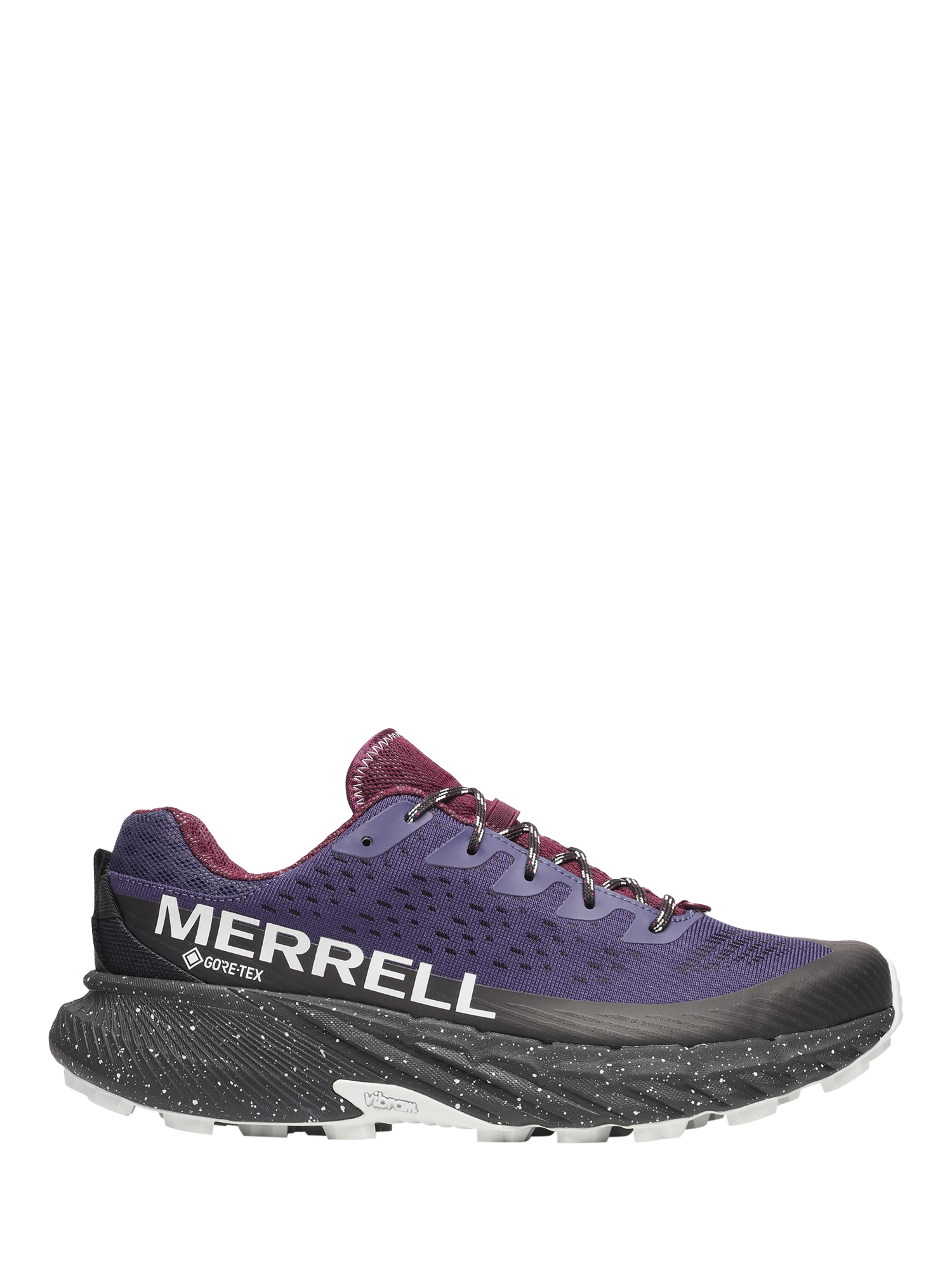 Product image 1 of 5, which shows Merrell Agility Peak 5 Trail Running Shoes, Dark Purple, 7