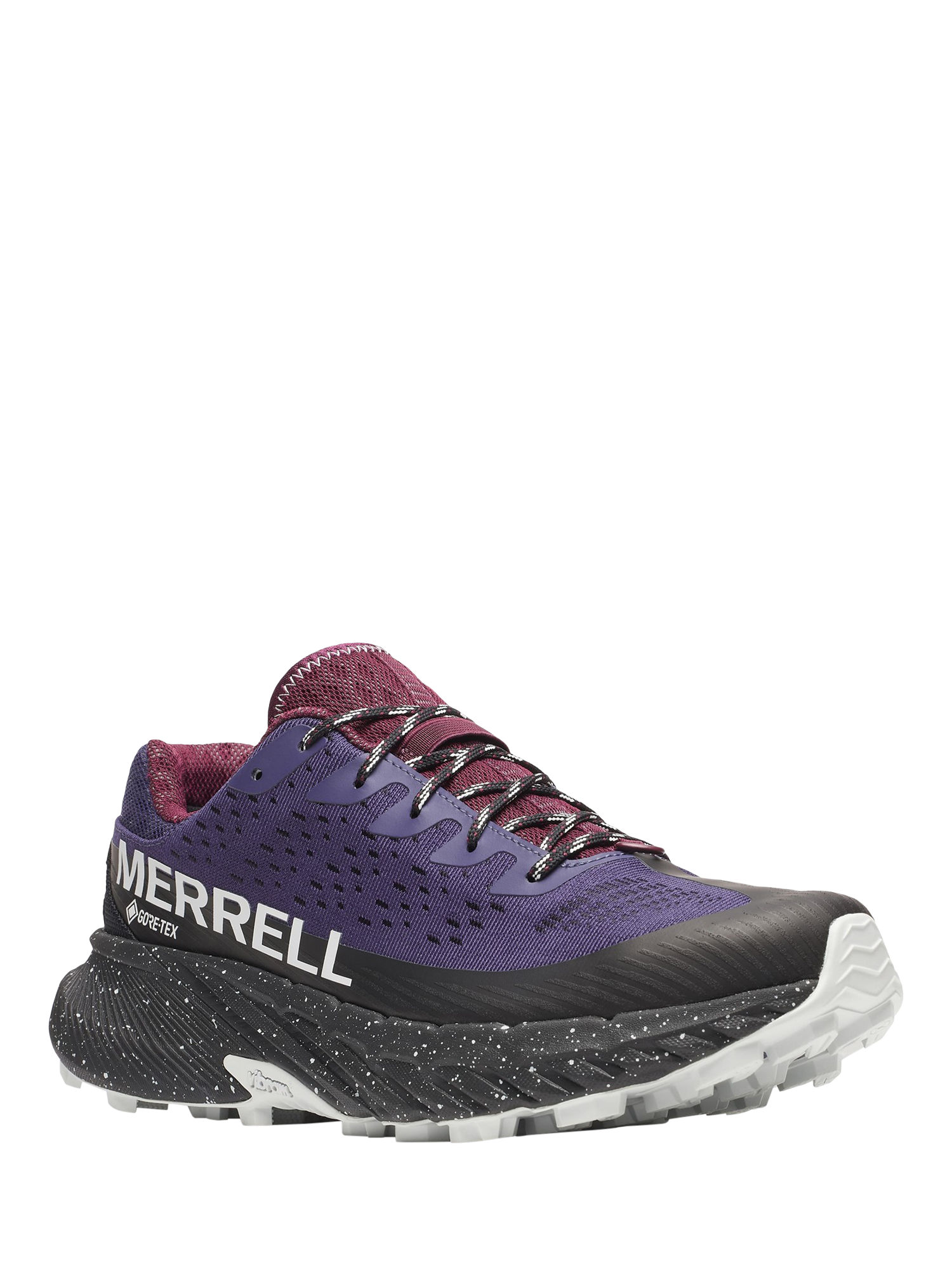 Product image 2 of 5, which shows Merrell Agility Peak 5 Trail Running Shoes, Dark Purple, 7