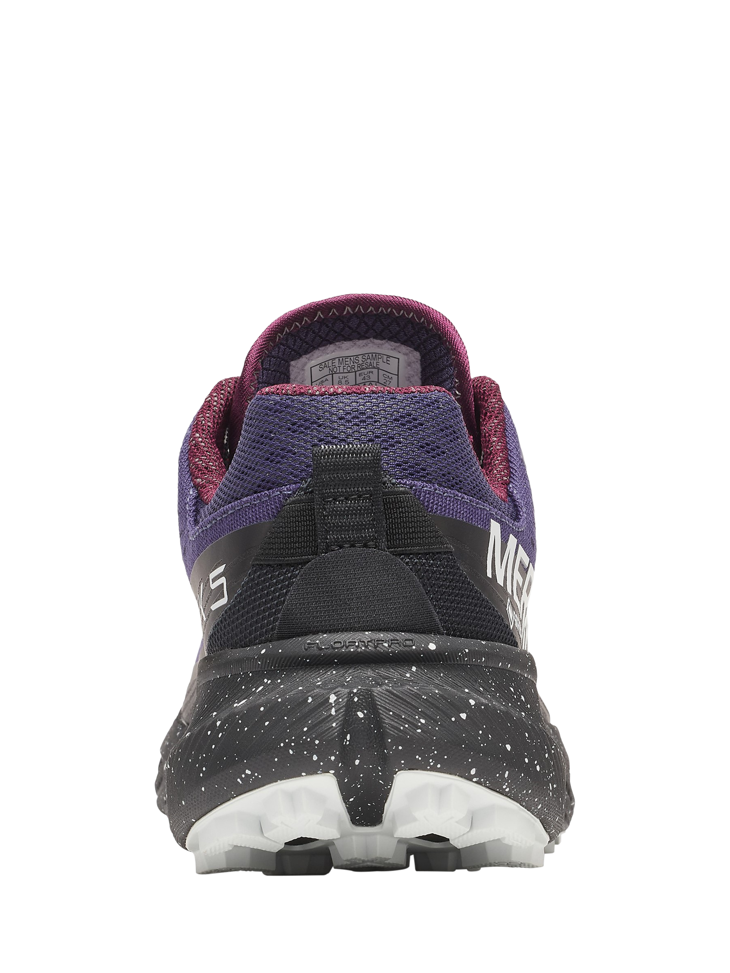Product image 3 of 5, which shows Merrell Agility Peak 5 Trail Running Shoes, Dark Purple, 7