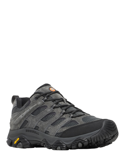 Merrell Moab 3 Suede Hiking Shoes, Dark Grey - view 2, Dark Grey