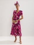 Phase Eight Azalea Floral Midi Dress, Multi