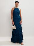 Phase Eight Charlene Halterneck Maxi Dress, Teal