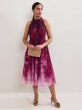 Phase Eight Petite Bethany Floral Ombre Dress, Multi