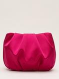 Phase Eight Satin Cloud Clutch Bag, Pink