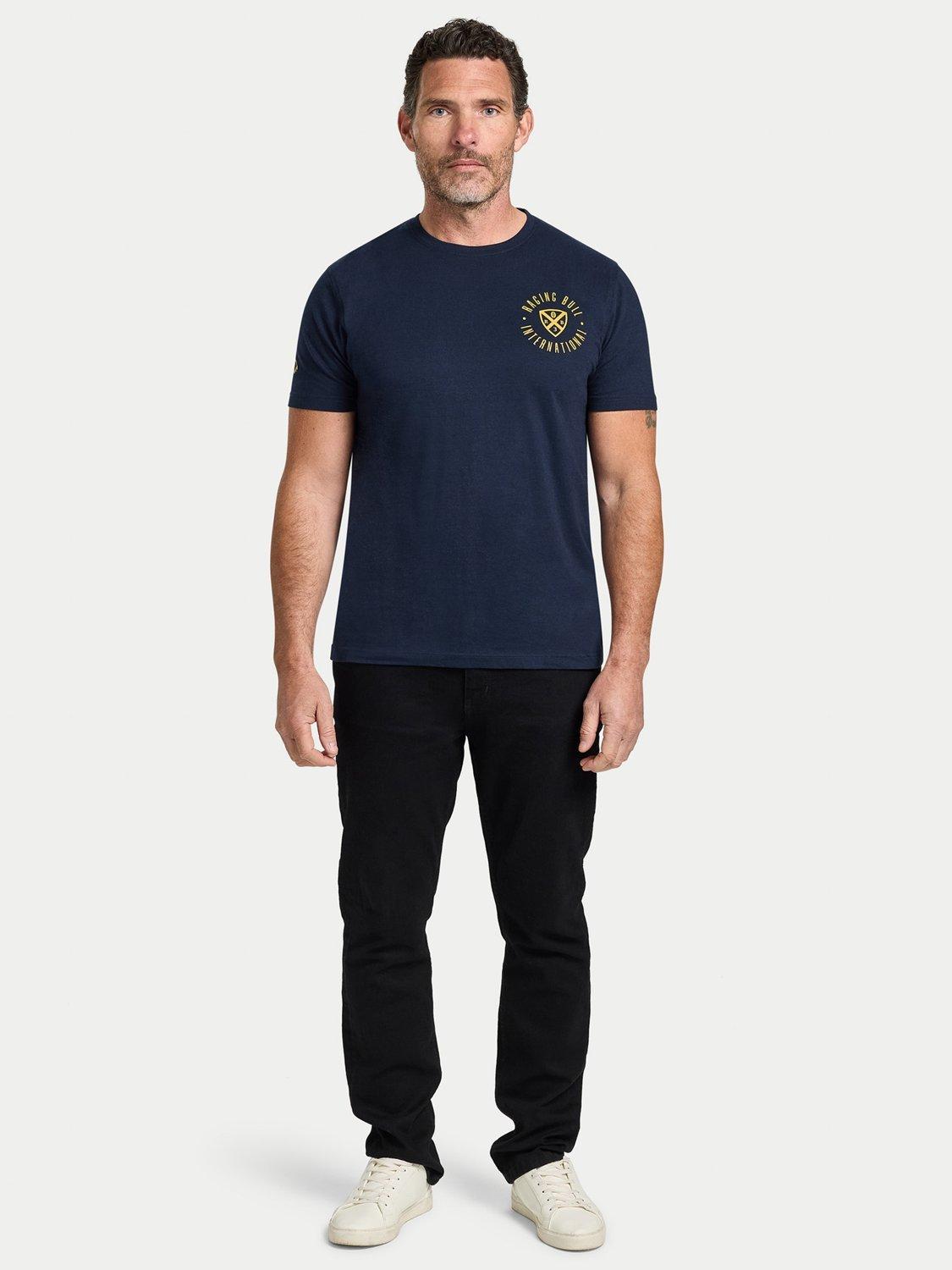 Product image 6 of 7, which shows Raging Bull International Shield T-Shirt, Navy, S