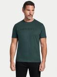 Raging Bull Cotton Regular Fit Short Sleeve Embroidered Logo T-Shirt, Forest
