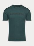 Raging Bull Cotton Regular Fit Short Sleeve Embroidered Logo T-Shirt, Forest