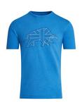 Raging Bull Stitch Embroidered T-Shirt, Teal