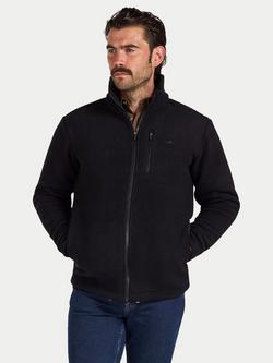 Raging Bull Heavy Fleece Jacket, Black, Black