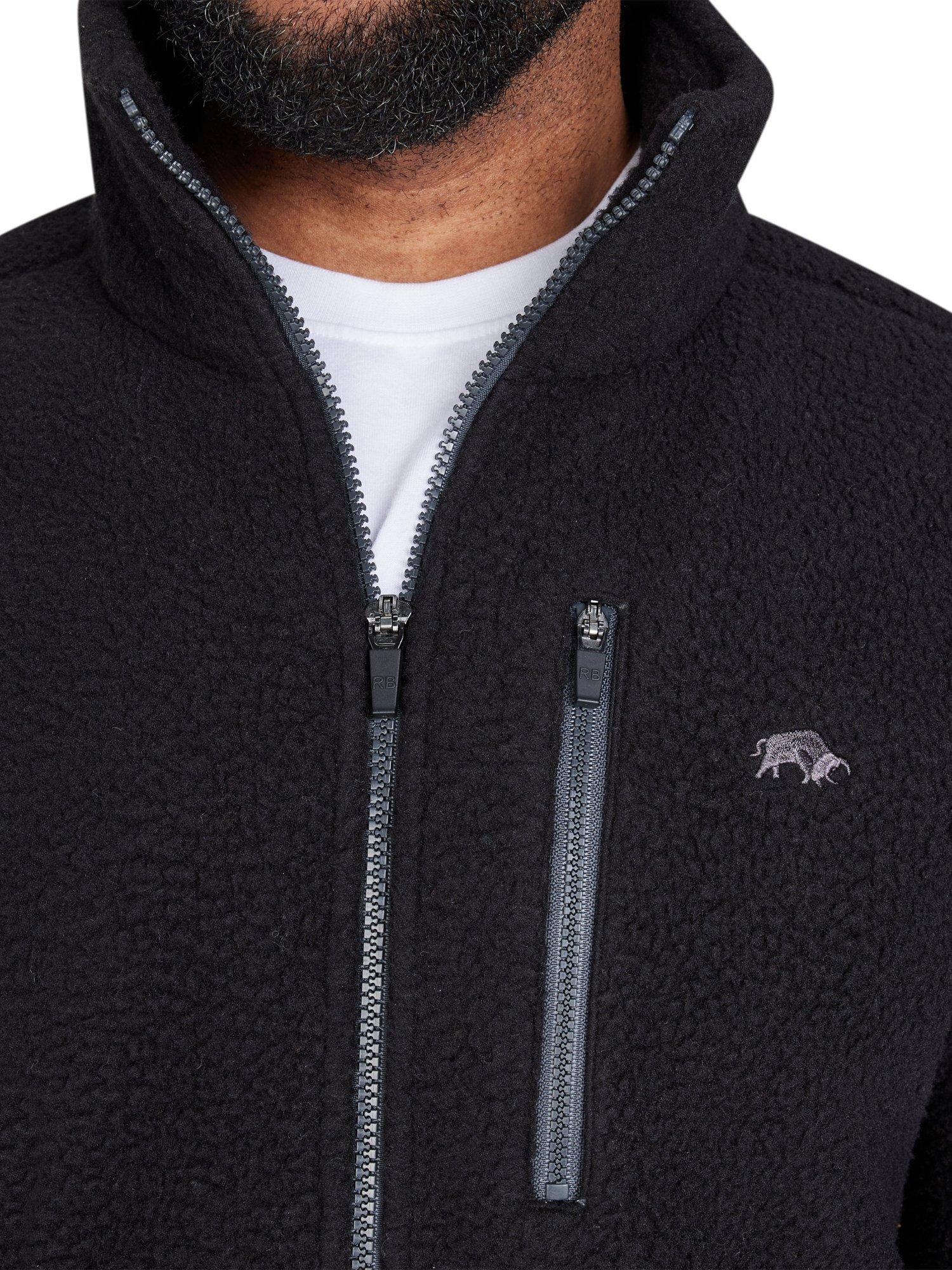 Product image 4 of 6, which shows Raging Bull Heavy Fleece Jacket, Black, S