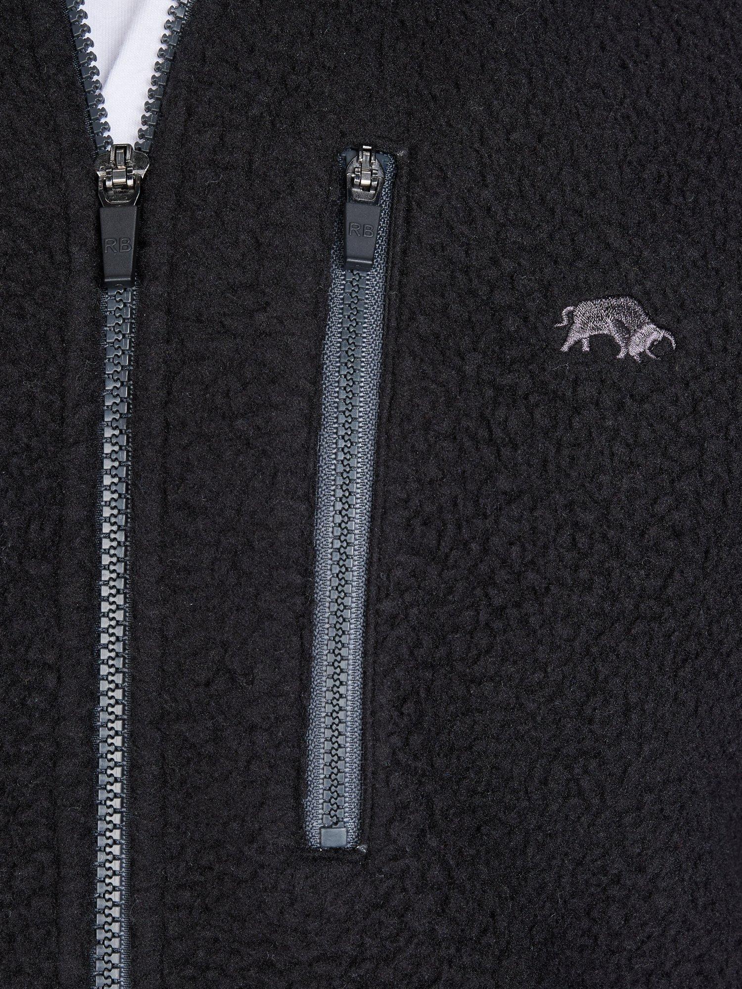 Product image 5 of 6, which shows Raging Bull Heavy Fleece Jacket, Black, S