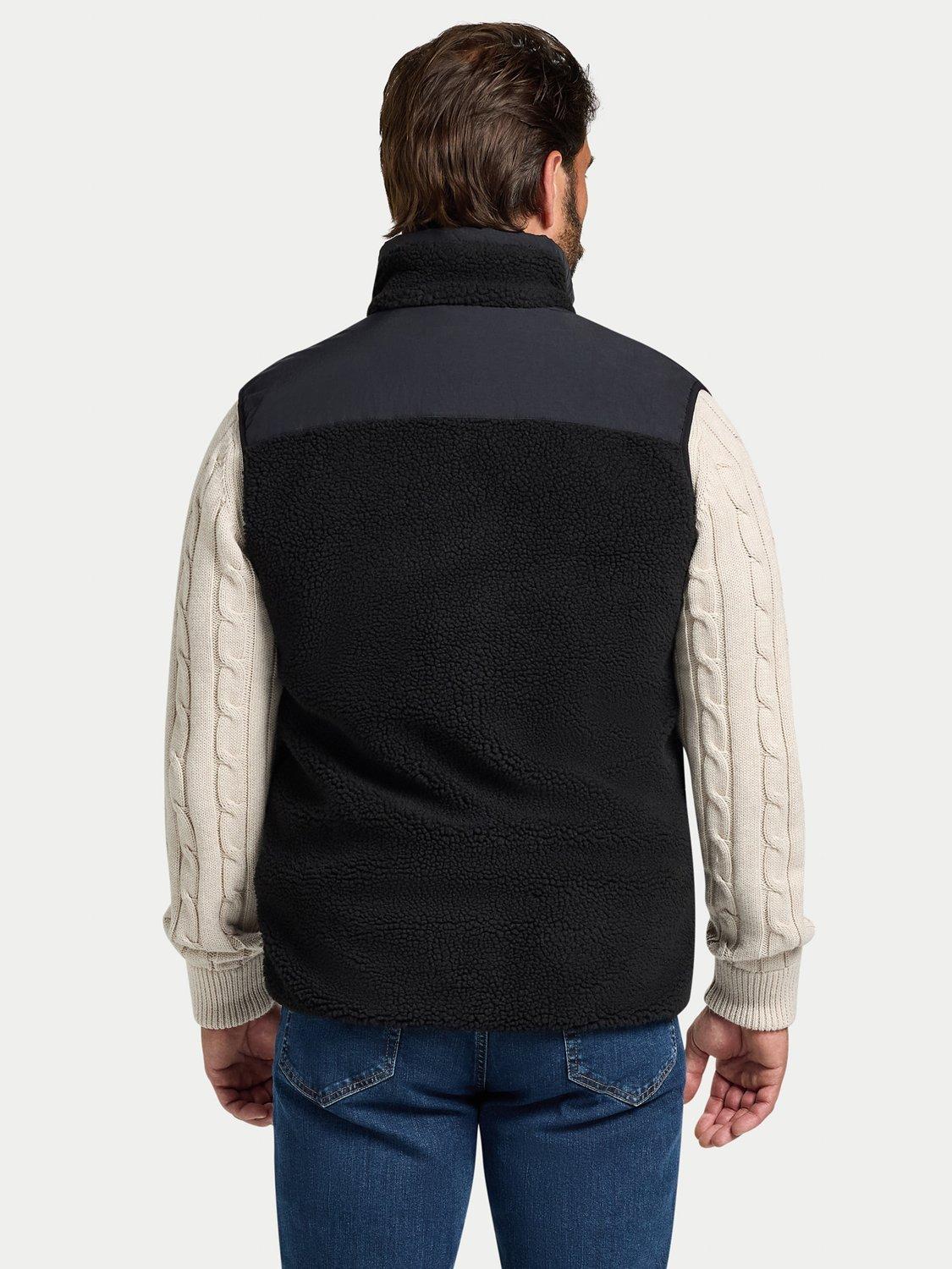 Product image 3 of 8, which shows Raging Bull Heavy Borg Fleece Gilet, Black, S