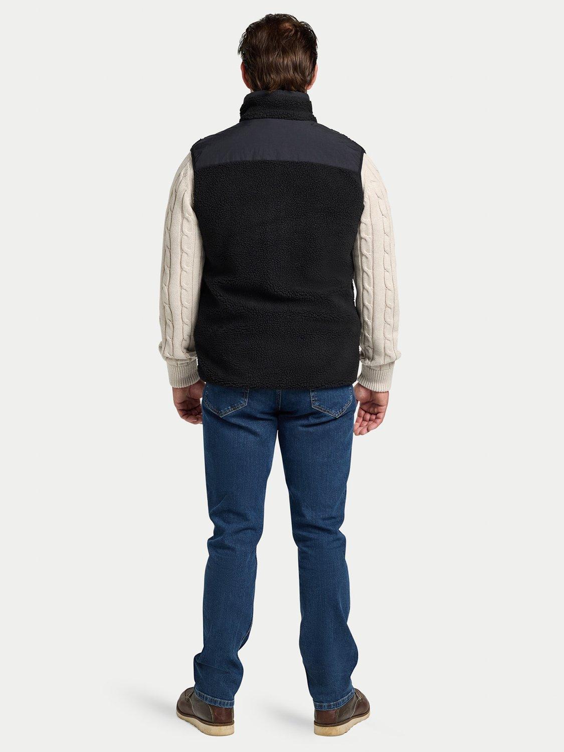 Product image 8 of 8, which shows Raging Bull Heavy Borg Fleece Gilet, Black, S