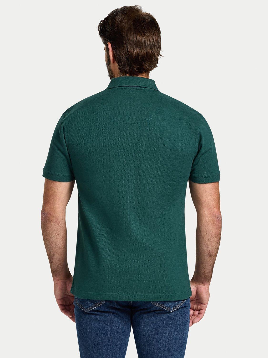 Product image 3 of 7, which shows Raging Bull Cotton Classic Short Sleeve Polo Top, Forest, S