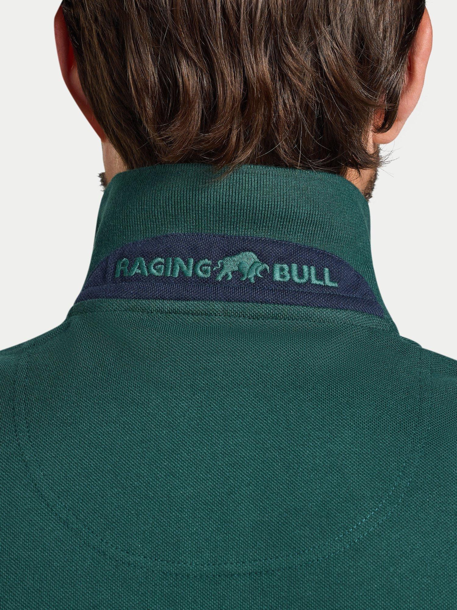 Product image 4 of 7, which shows Raging Bull Cotton Classic Short Sleeve Polo Top, Forest, S