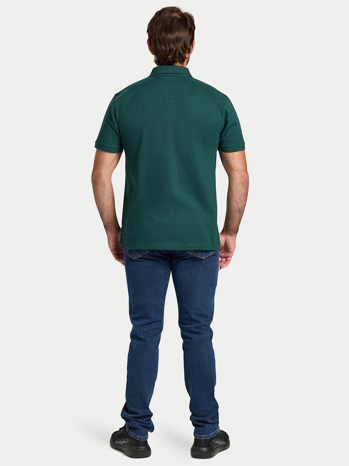 Product image 7 of 7, which shows Raging Bull Cotton Classic Short Sleeve Polo Top, Forest, S