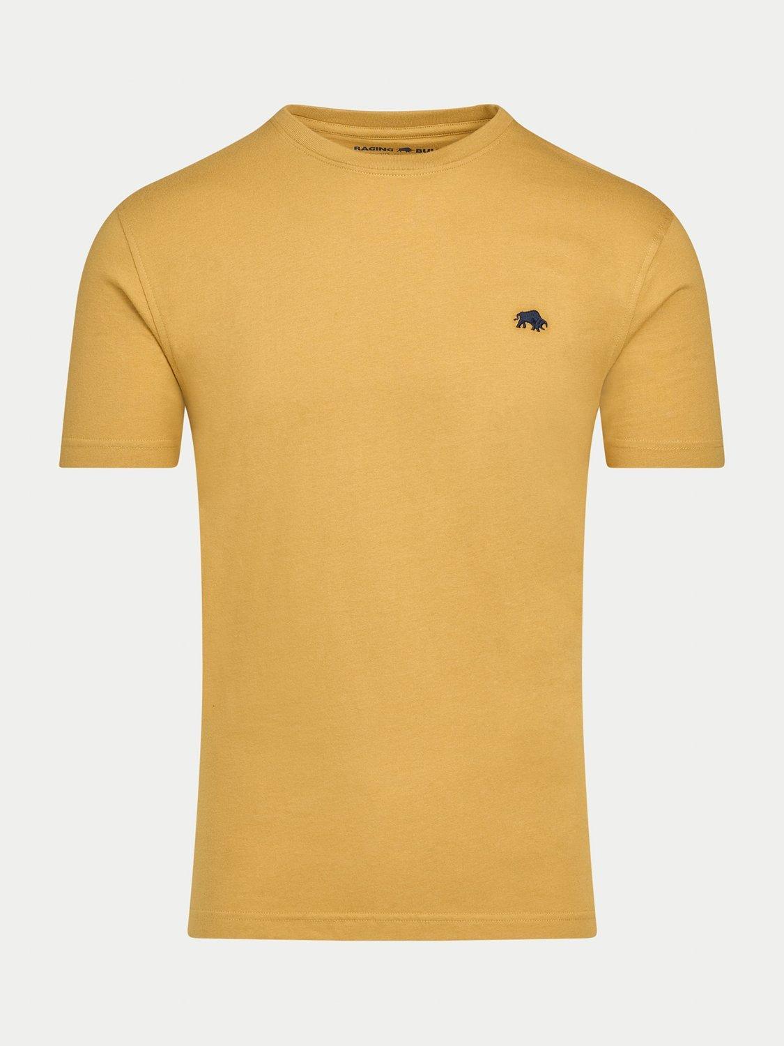 Product image 2 of 6, which shows Raging Bull Cotton Classic T-Shirt, Mustard, S
