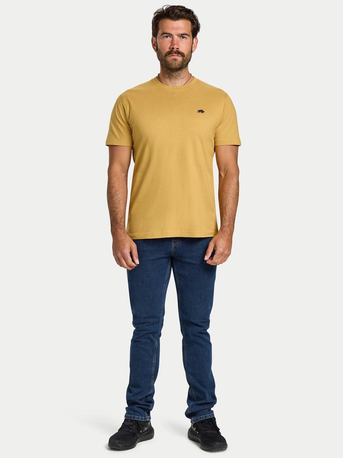Product image 5 of 6, which shows Raging Bull Cotton Classic T-Shirt, Mustard, S