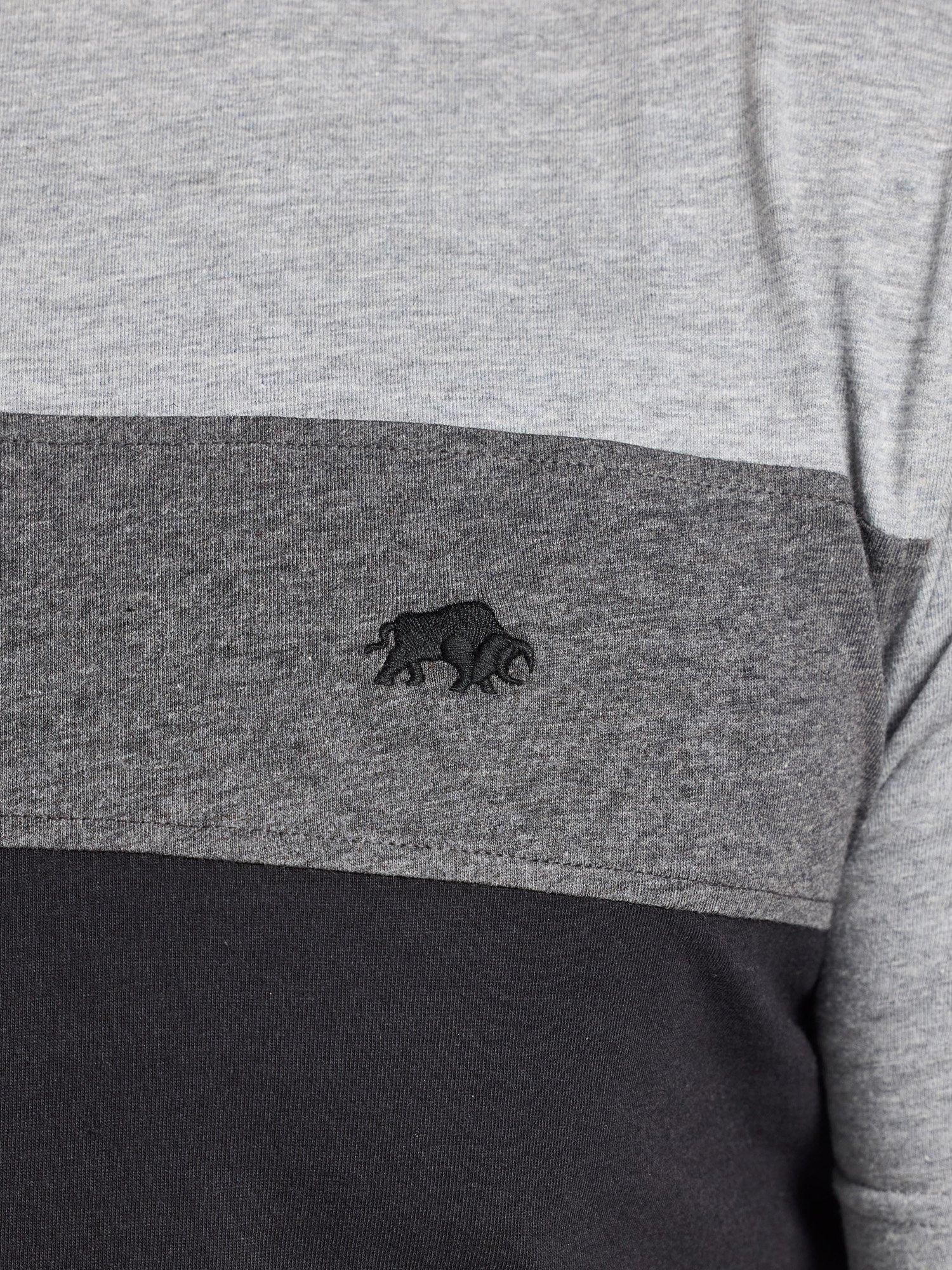 Product image 4 of 7, which shows Raging Bull Cut & Sew Panel T-Shirt, Black, S