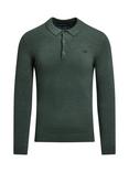 Raging Bull Classic Knitted Cotton Polo Shirt, Sage