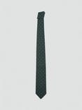 Mango Polka Dot Silk Wool Blend Tie