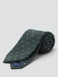 Mango Polka Dot Silk Wool Blend Tie